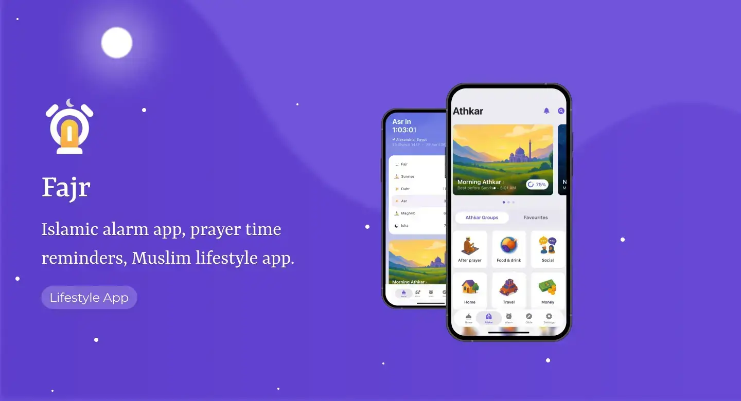 Fajr Alarm: A Prayer Alarm, Quran, and Muslim Lifestyle App's image