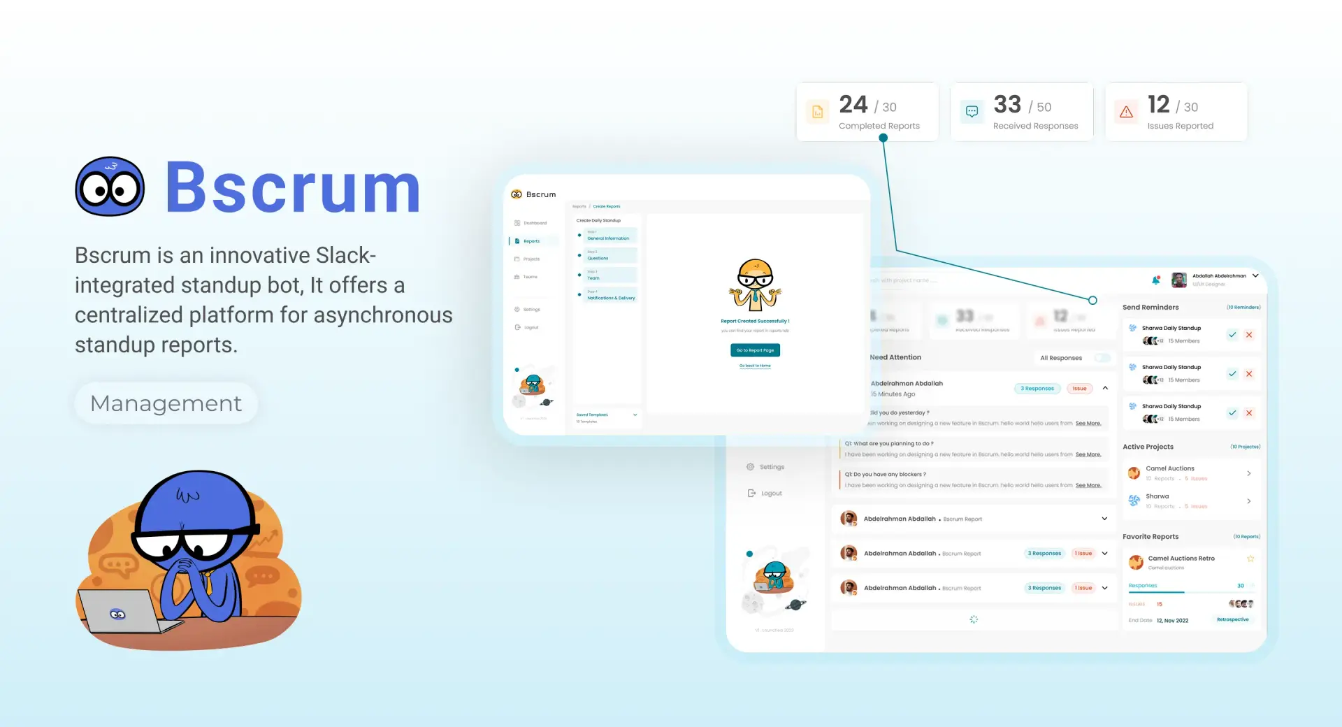 Bscrum: Streamline Your Remote Daily Syncs Directly in Slack's image