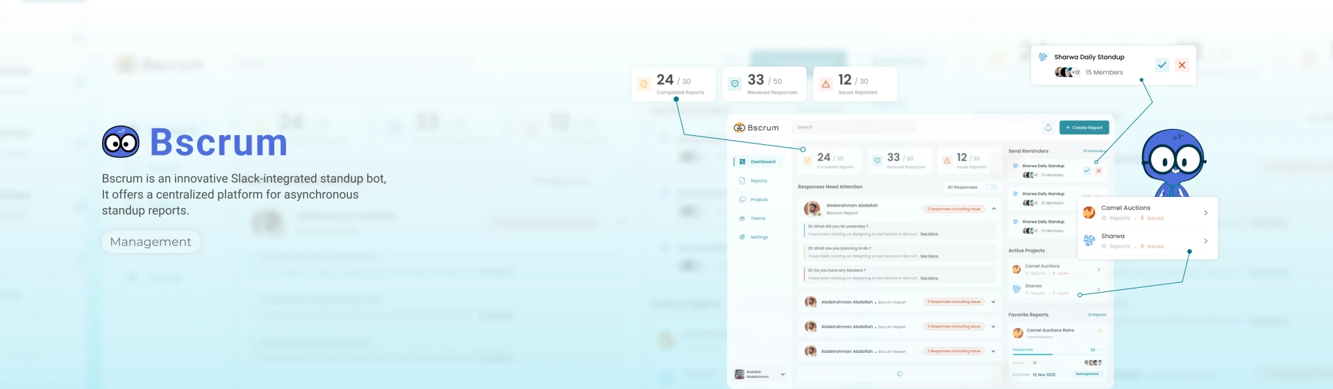 Bscrum: Slack Standup Bot & Team Collaboration Tool's image